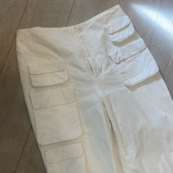 Orseund Iris Ecru Pocket Pants Hailey Bieber Cargo Shadow Hill Gallery Dept - Picture 13 of 13